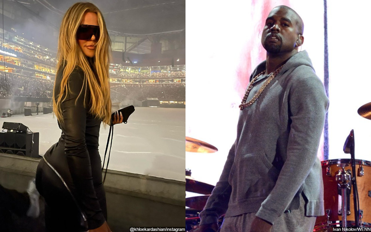 Khloe Kardashian Has Hilarious Response to Kanye West Living Inside Atlanta's Mercedes-Benz Stadium