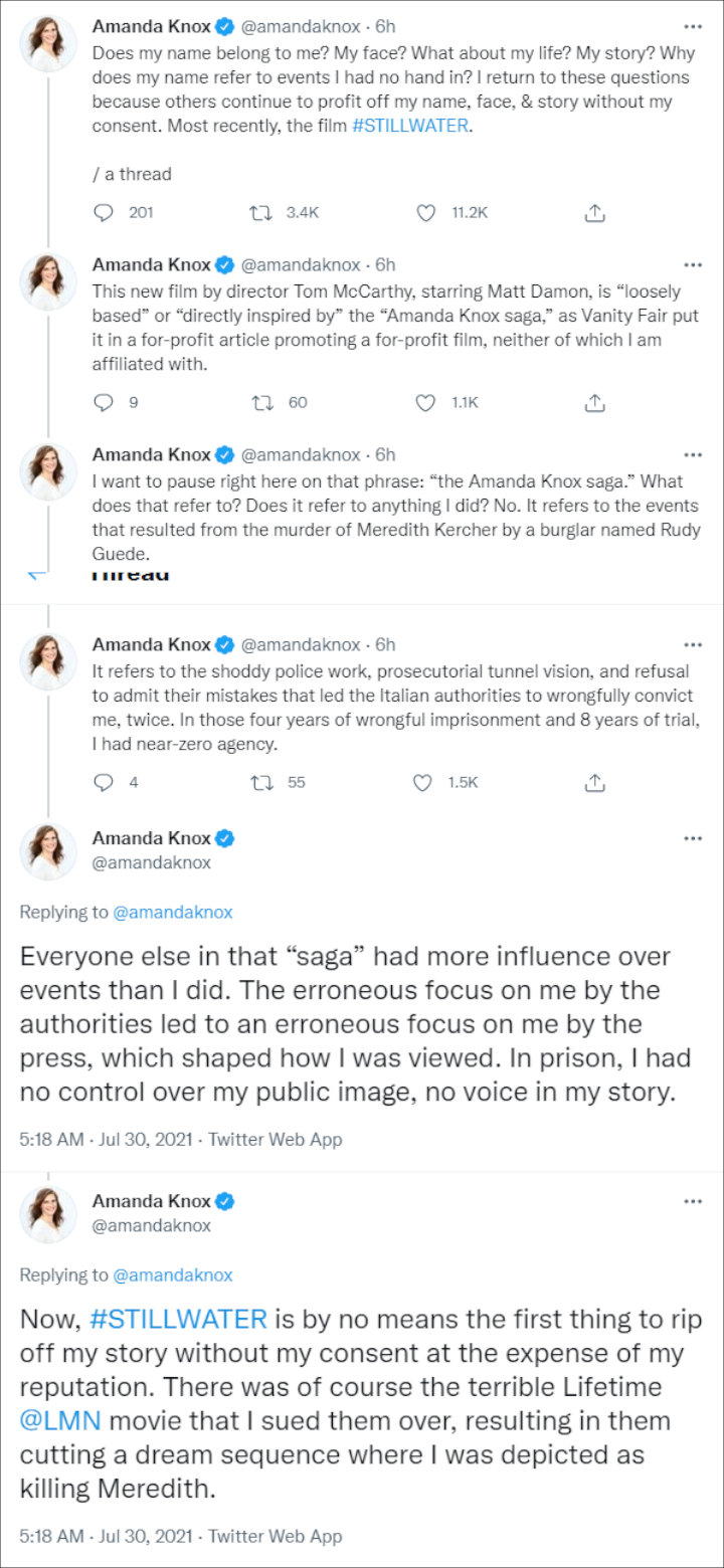 Amanda Knox's Tweet
