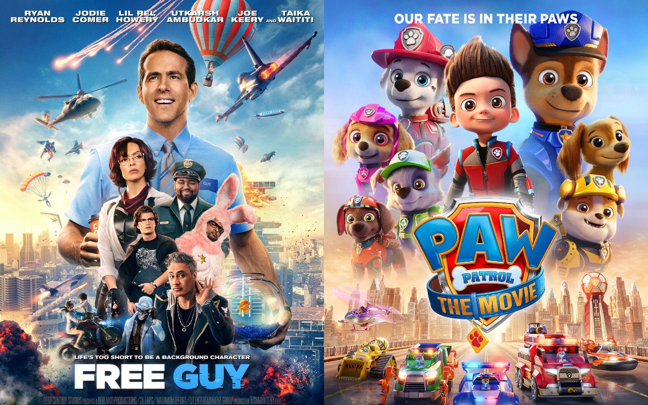 'Free Guy' Shows Box Office Rarity as It Halts 'PAW Patrol' From Topping Box Office