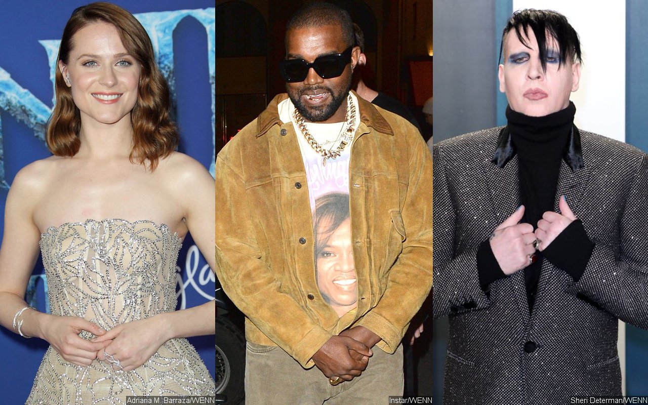 Evan Rachel Wood Reacts to Kanye West and Marilyn Manson's Collaboration With Middle Finger