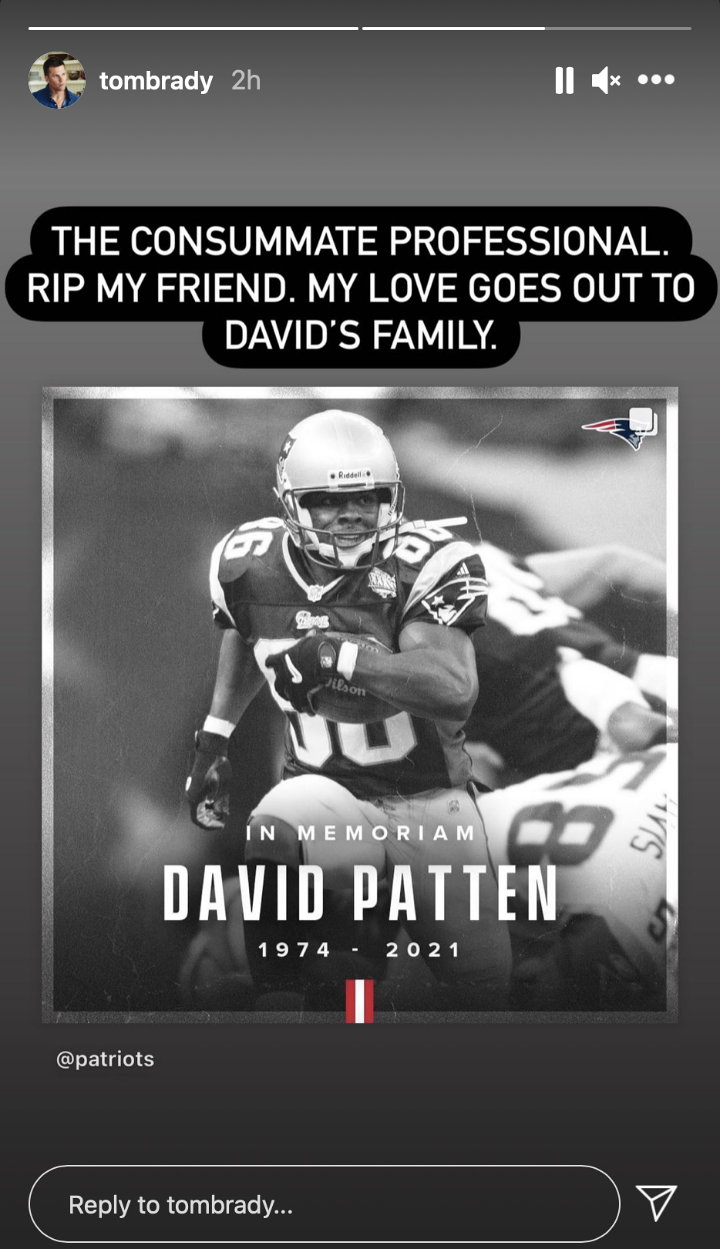 Tom Brady's Instagram Story