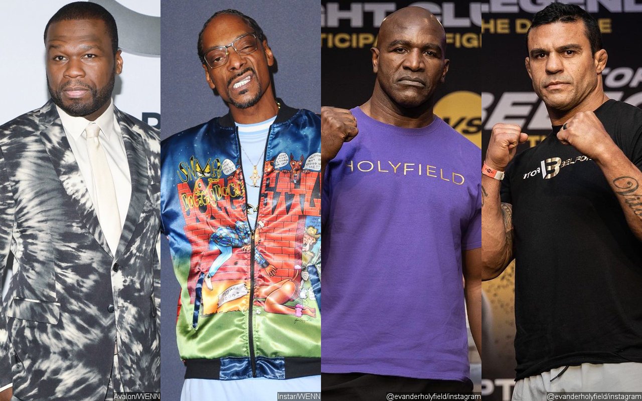 50 Cent Replaces Snoop Dogg as Announcer for Evander Holyfield and Vitor Belfort Match