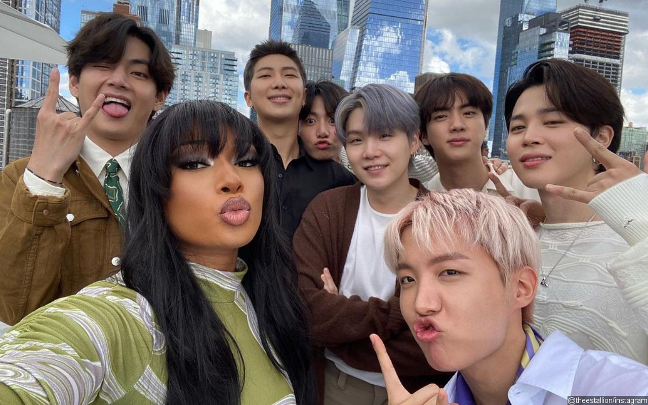 Megan Thee Stallion Treats Fans to First Selfies With BTS Since 'Butter' Remix Collaboration