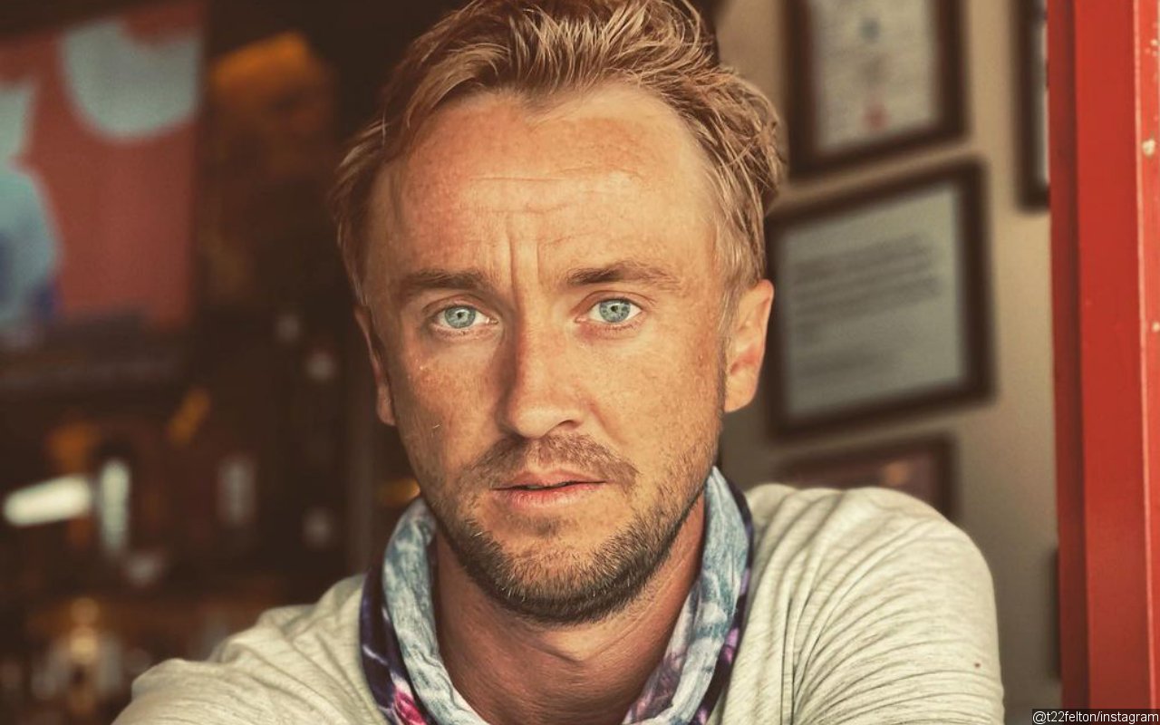 Tom Felton Lets Out Smile While Taken Off Golf Course After Collapsing