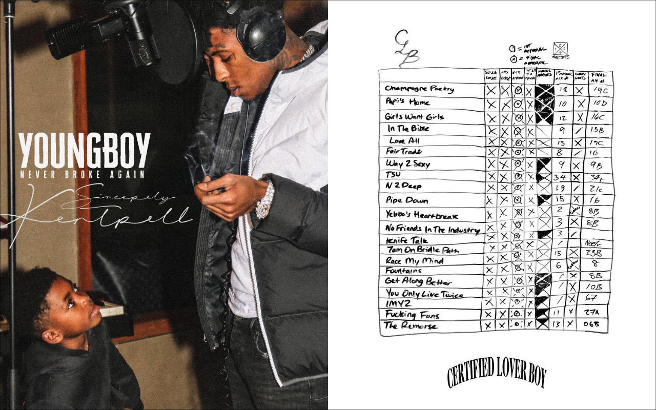 NBA YoungBoy's 'Sincerely, Kentrell' Dethrones Drake's 'CLB' on Billboard 200 Chart 