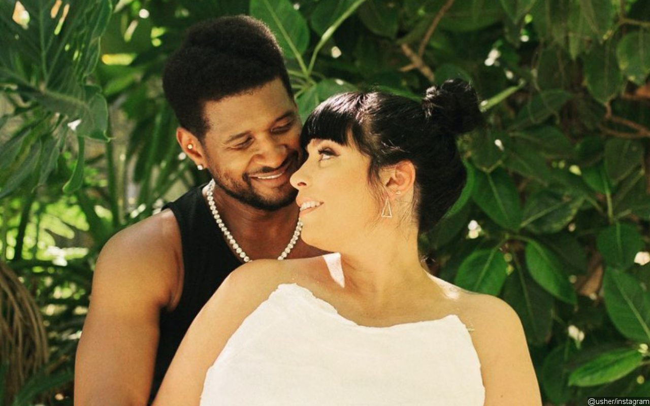 Usher and Girlfriend Jenn Goicoechea Spotted on First Outing With Newborn Son