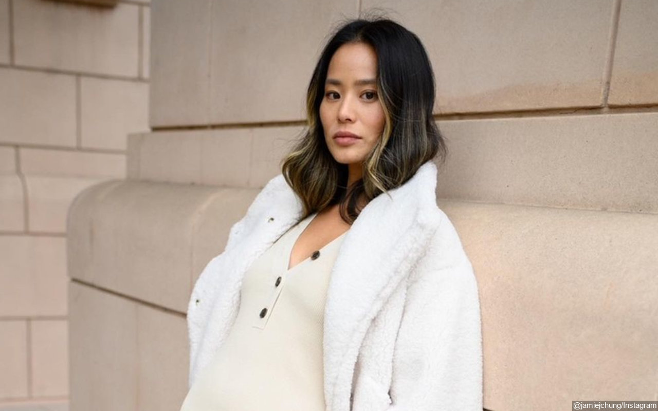 Jamie Chung Cuddles With Her Newborn Baby in First Photo After Secretly Welcoming Twins