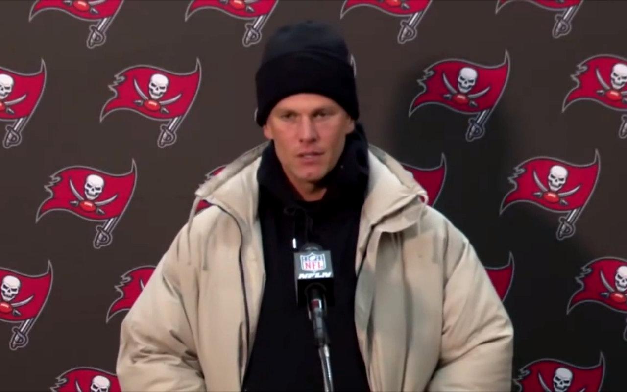 Visibly Upset Tom Brady Gives Shortest Press Conference After Buccaneers' Loss