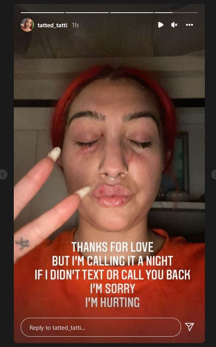 Tatti's Instagram Story
