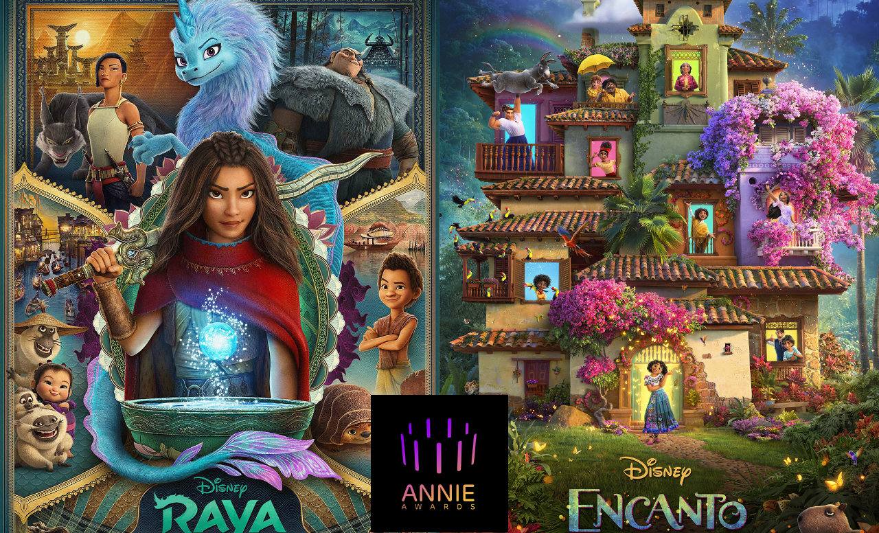 'Raya and the Last Dragon' and 'Encanto' Lead Nominations of 2022 Annie Awards