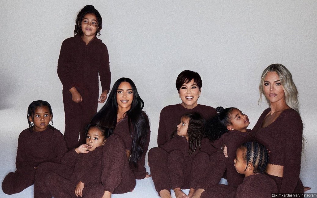 Kim Kardashian Shares New Family Christmas Card, Some Members Are Missing