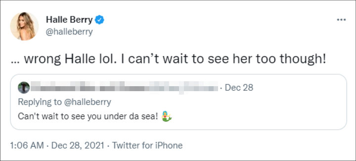Halle Berry via Twitter