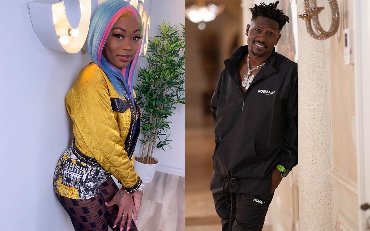 Asian Doll Claims She's Joking When Asking Antonio Brown for Dinner After He Says He's 'Taken'