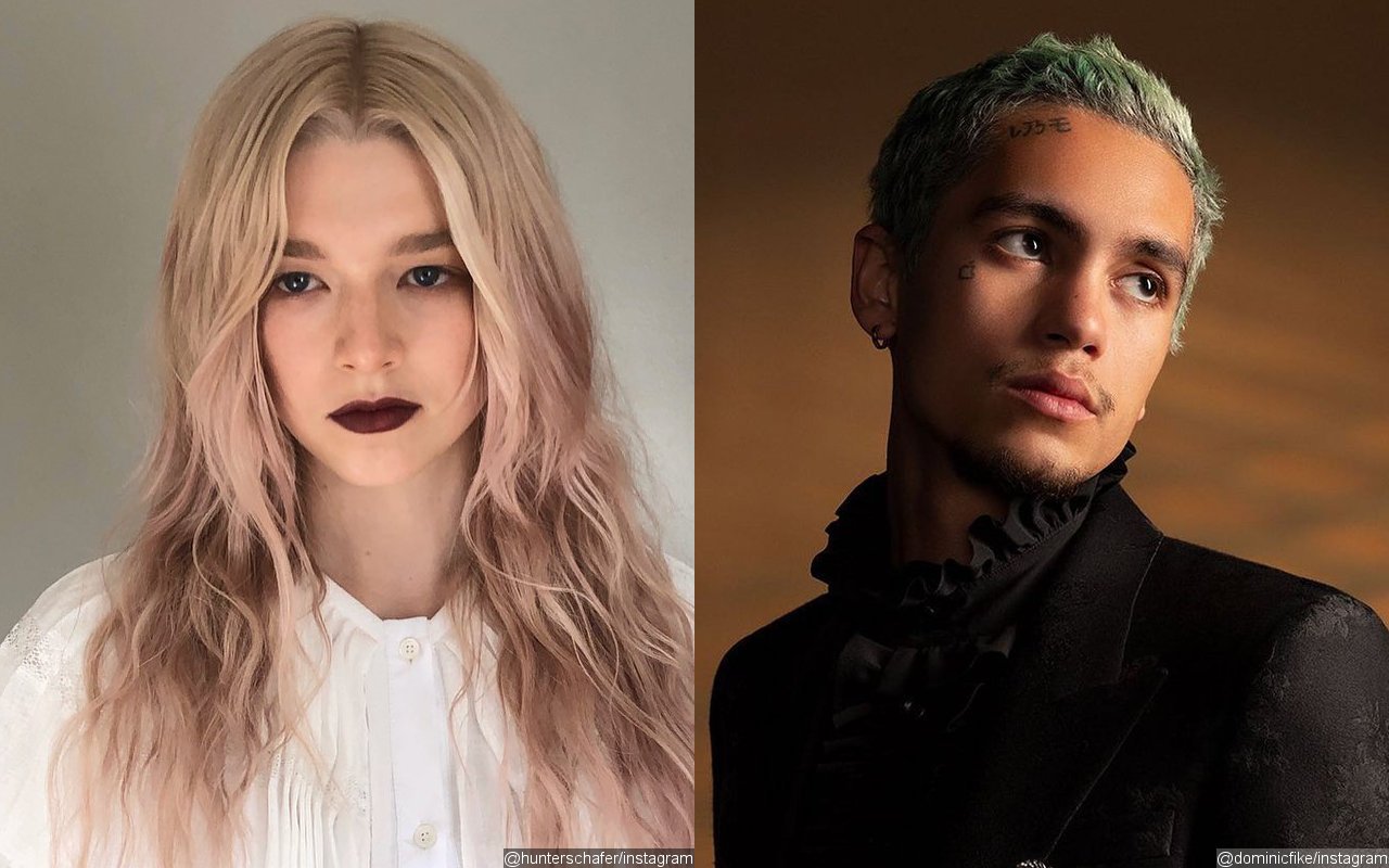 'Euphoria' Stars Hunter Schafer and Dominic Fike Walk Hand-in-Hand During Another Dinner Date