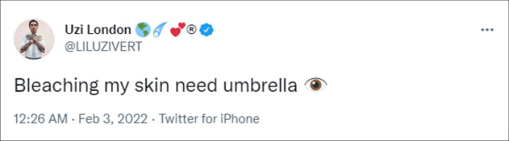 Lil Uzi Vert's Tweet