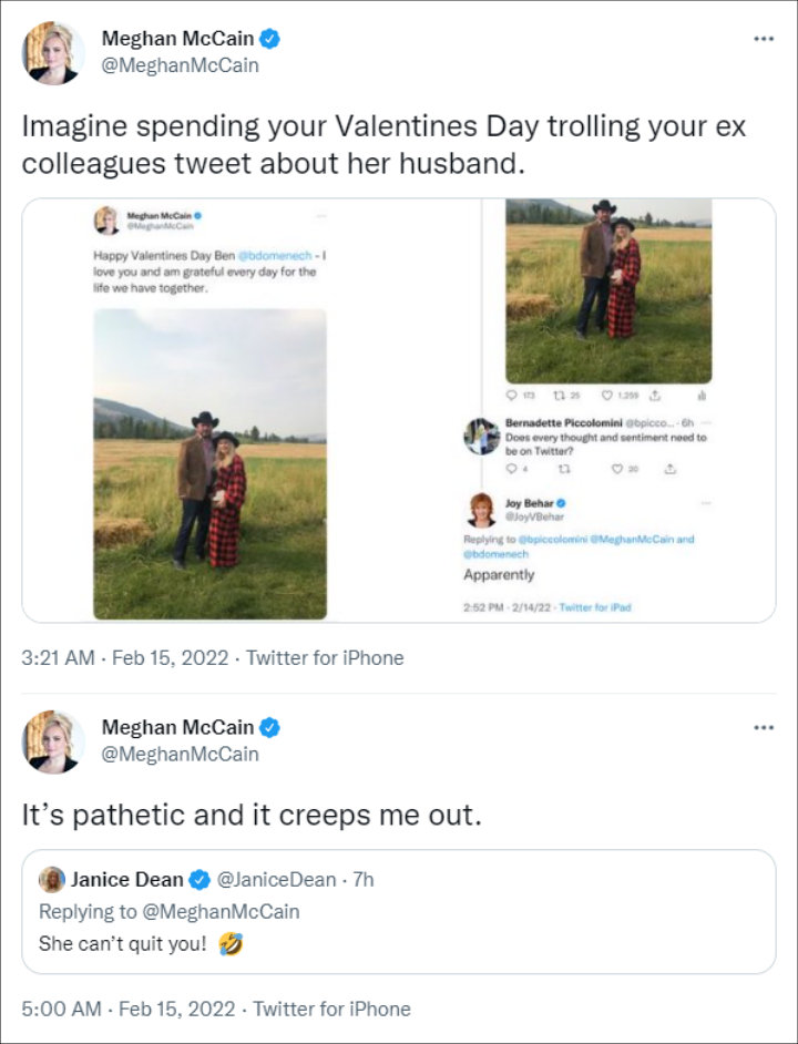 Meghan McCain's Tweet