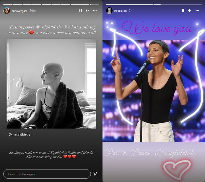 'AGT' Judges' Tribute to Jane 'Nightbirde' Marczewski