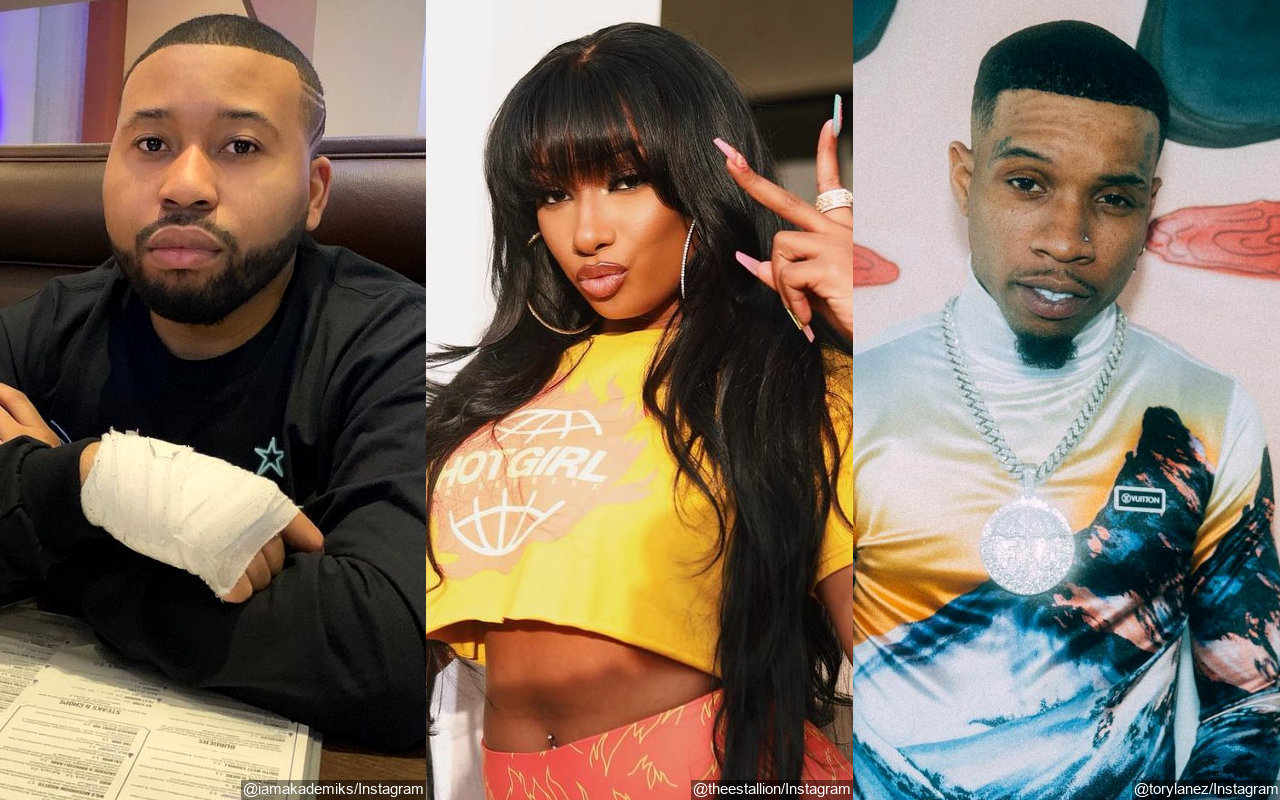DJ Akademiks Accuses Megan Thee Stallion of Playing Victim Amid Feud Over Tory Lanez DNA Claims