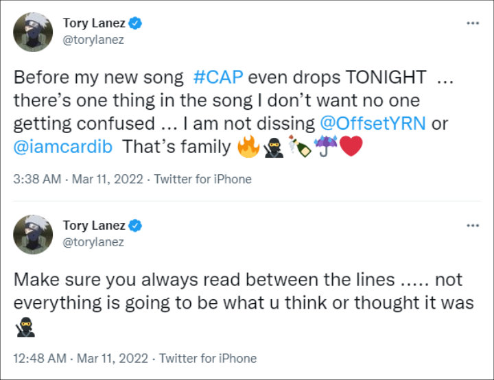 Tory Lanez via Twitter