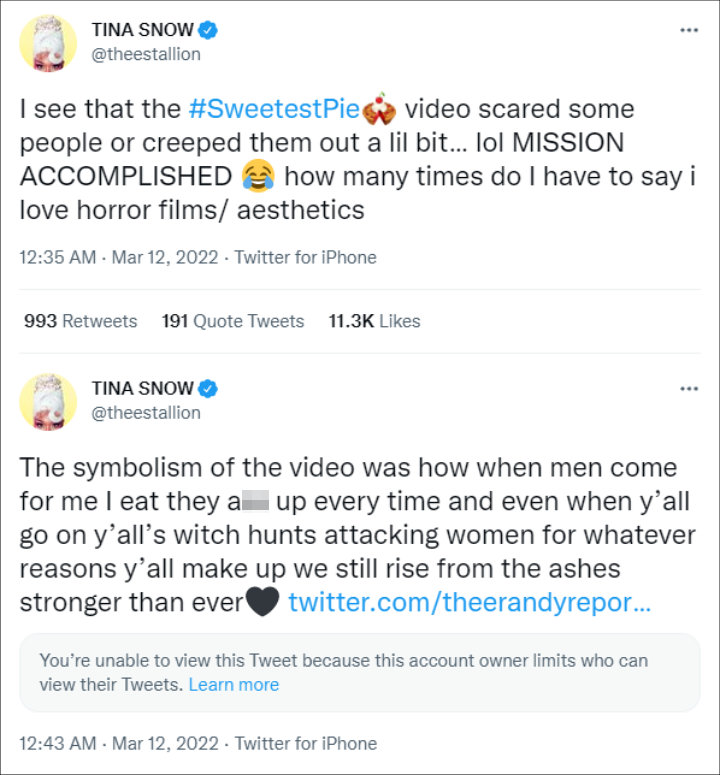 Megan Thee Stallion via Twitter