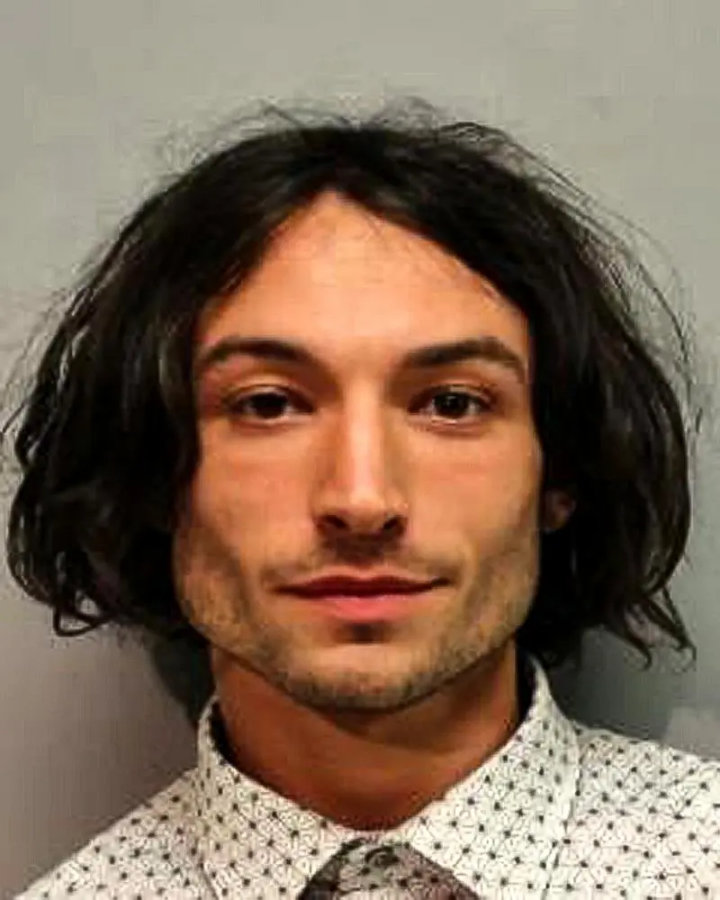 Ezra Miller's Mug Shot