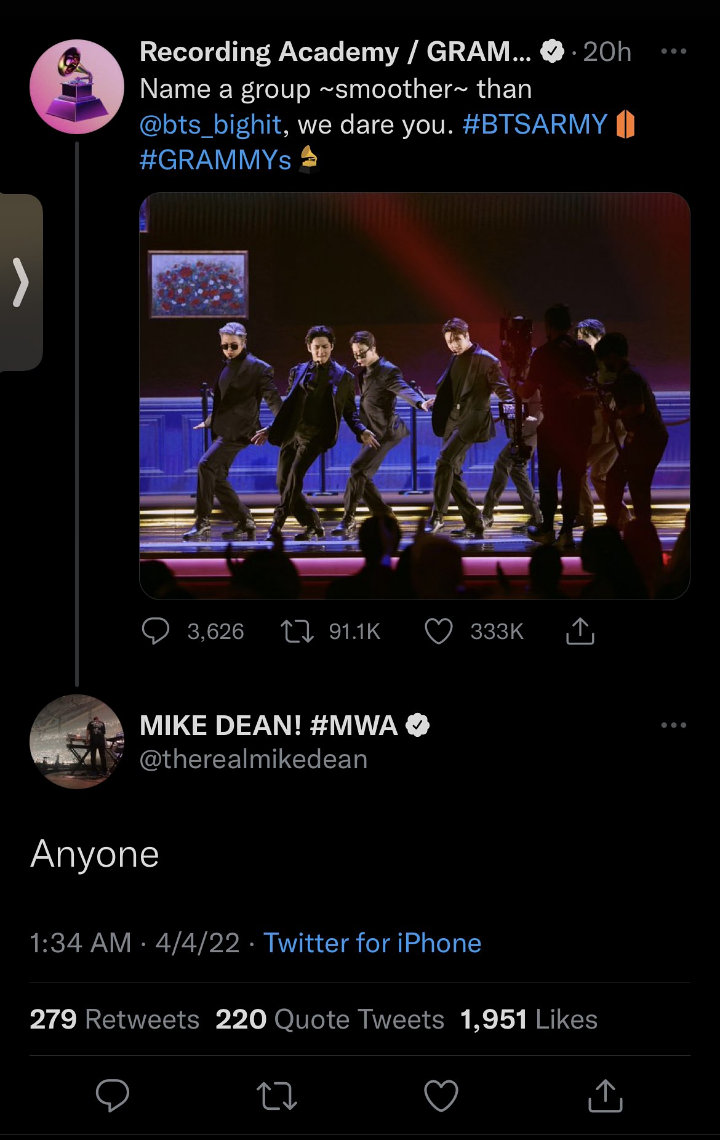 Mike Dean's Tweet