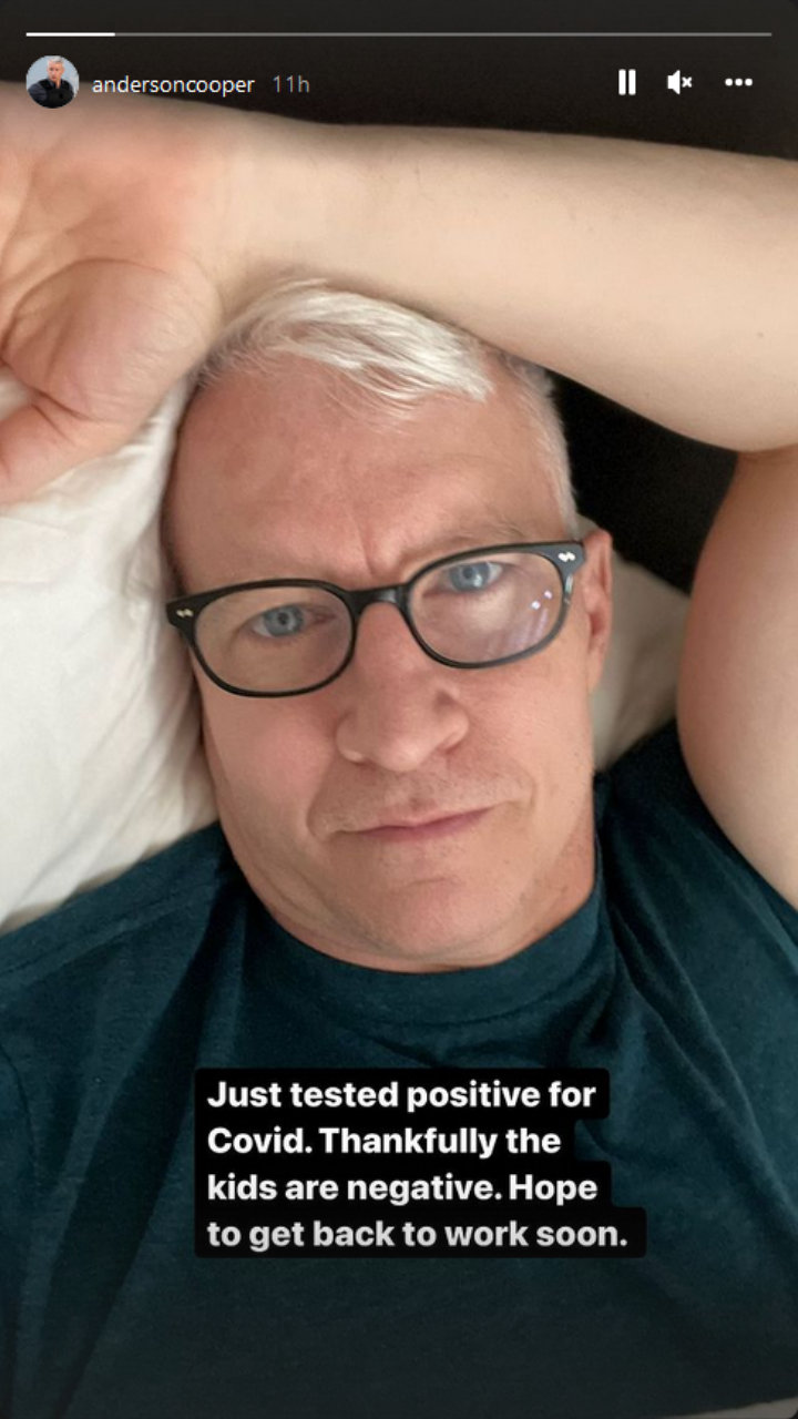 Anderson Cooper Instagram Story