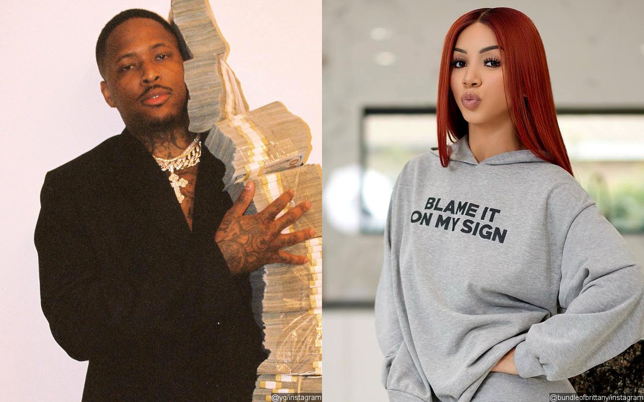 YG and Brittany Renner Spark Romance Rumors After Spotted on Ice Cream Date