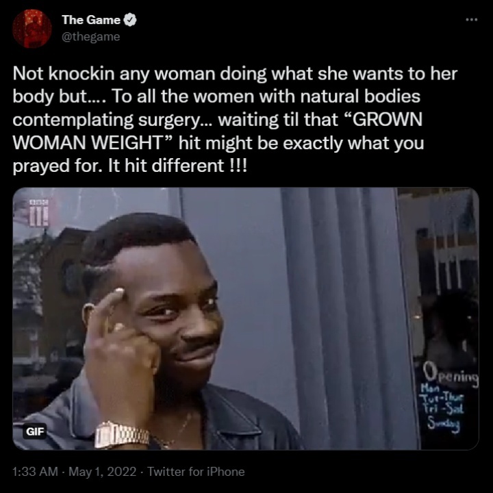 The Game's Tweet