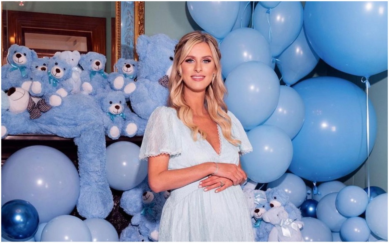 Nicky Hilton All Smiles at Blue-Themed Baby Shower