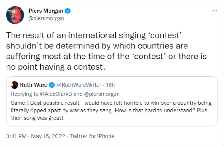 Piers Morgan's Twitter Post 02