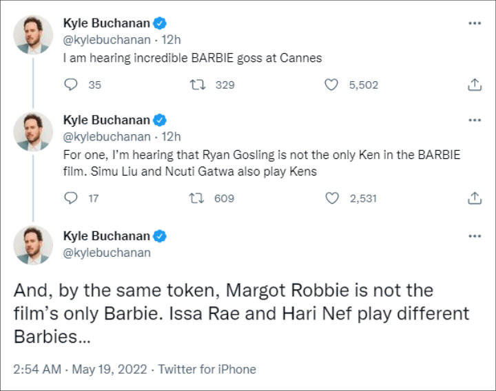 Kyle Buchanan via Twitter