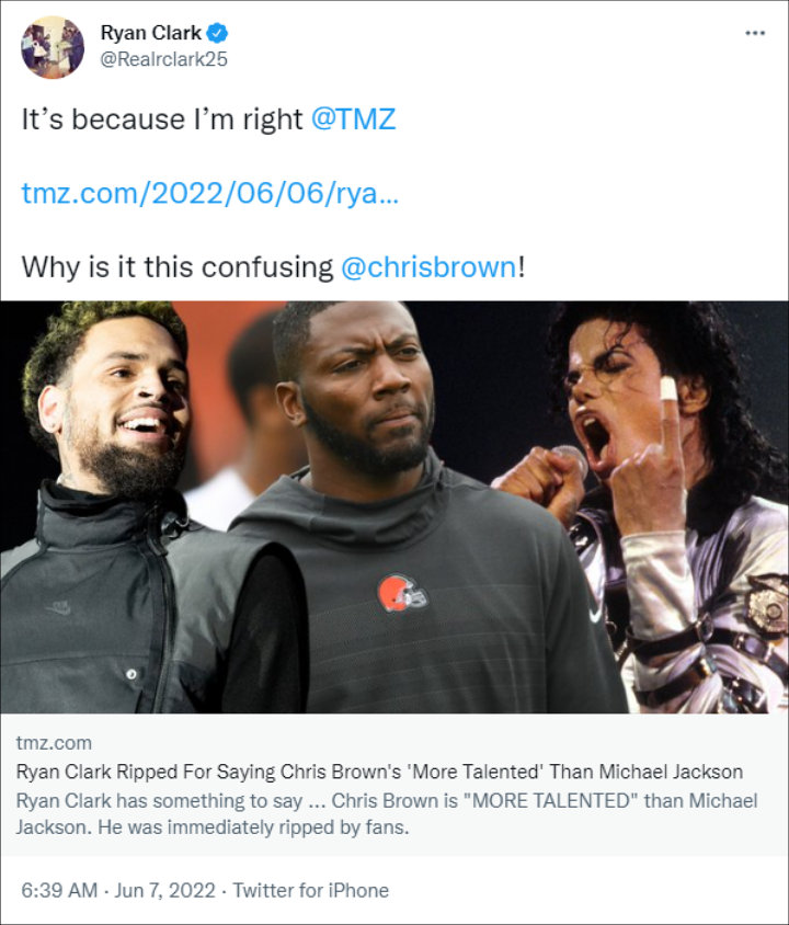 Ryan Clark via Twitter