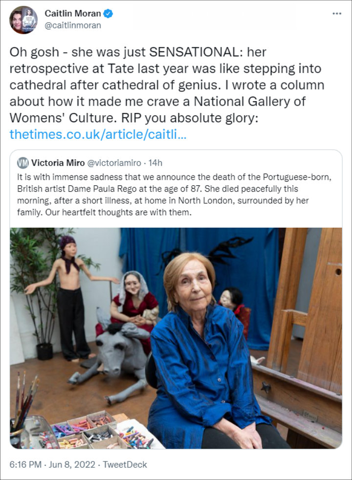 Caitlin Moran's tweet