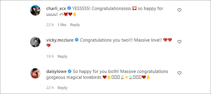 Charli XCX and more on IG