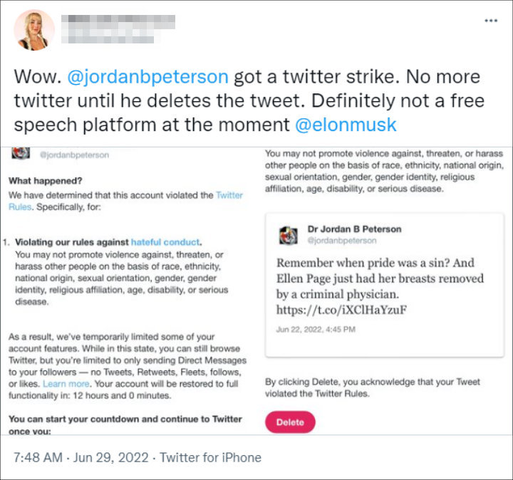 Mikhaila Peterson's tweet