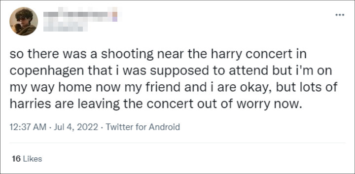 Harry Styles Fan's Tweet #1