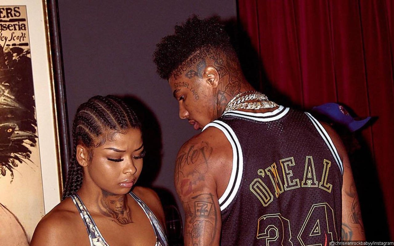  Blueface Takes Care of Chrisean Rock Who Vomits in His 2022 Maybach Despite Split