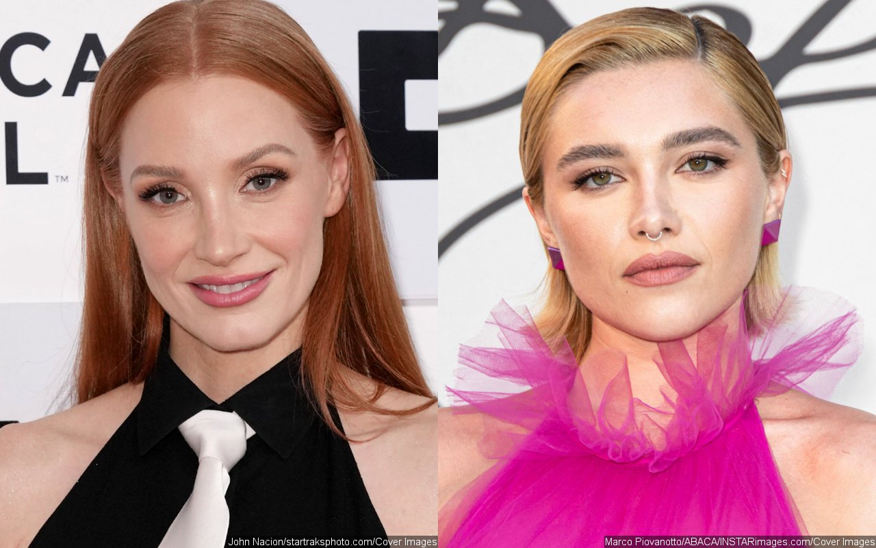 Jessica Chastain Rallies Behind Florence Pugh Following Backlash Over Nipple-Baring Dress