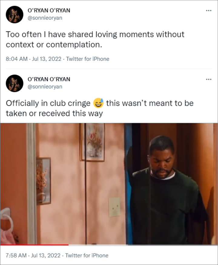 O'Ryan's Tweets