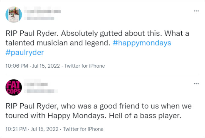 Tribute to Paul Ryder #1