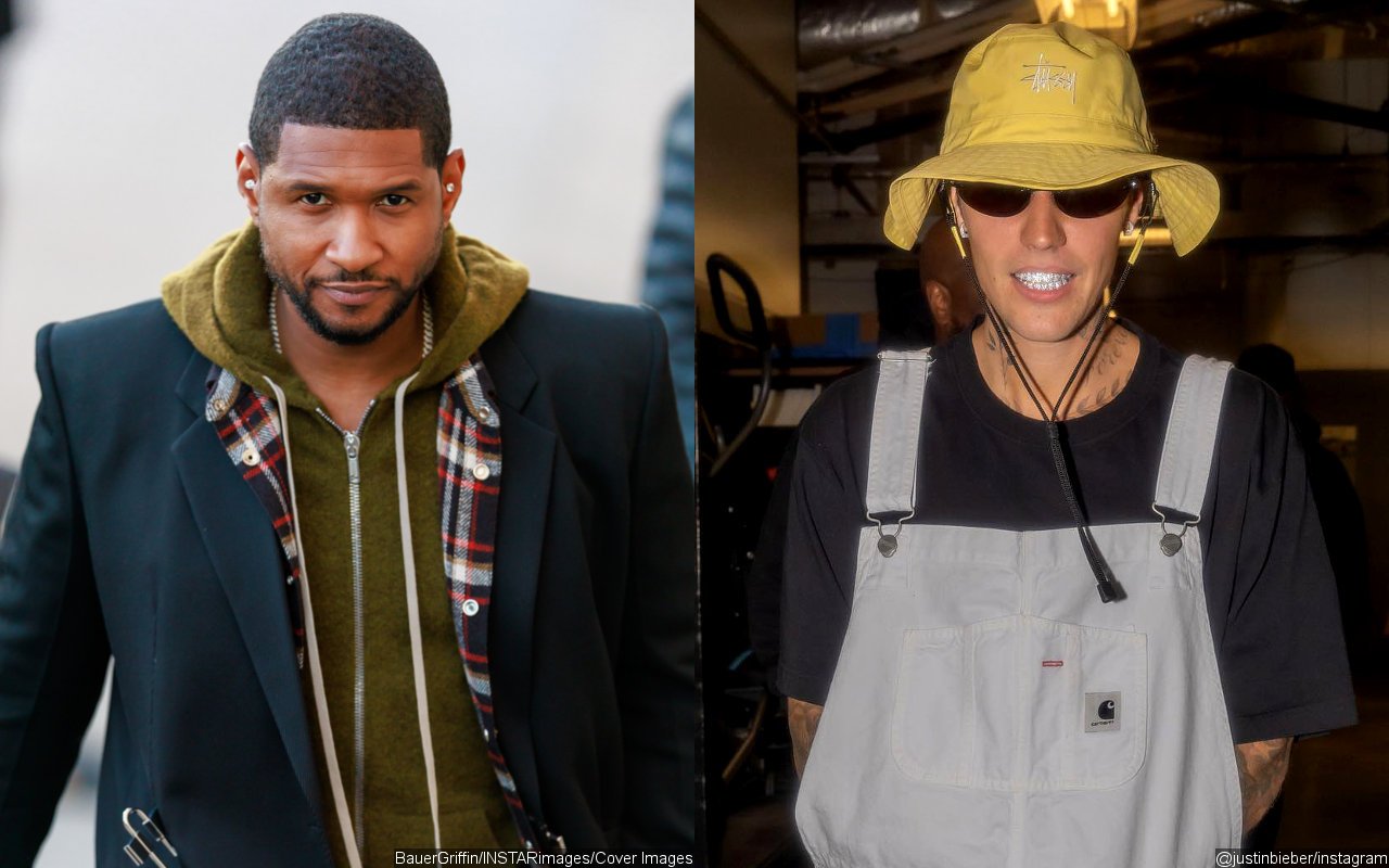 Usher Shares Update on Justin Bieber's Ramsay Hunt Syndrome Recovery After Hanging Out Together 