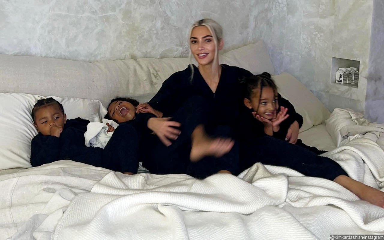 Kim Kardashian Shares Pictures From Fun-Filled Pajama Party for Her Kids