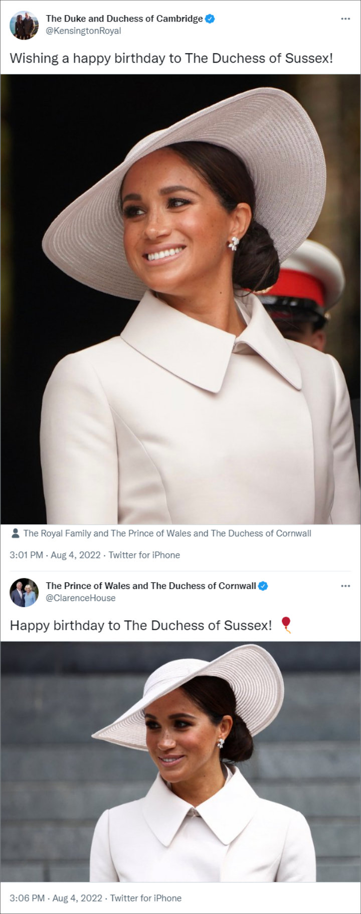 Meghan Markle birthday tribute