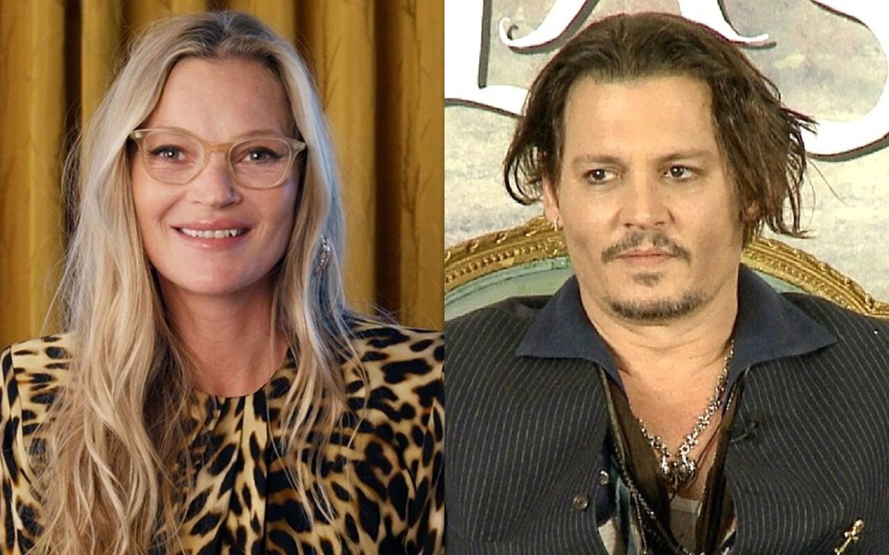 Kate Moss Received Her First Diamonds After Pulling Them Out of Johnny Depp's Pants 