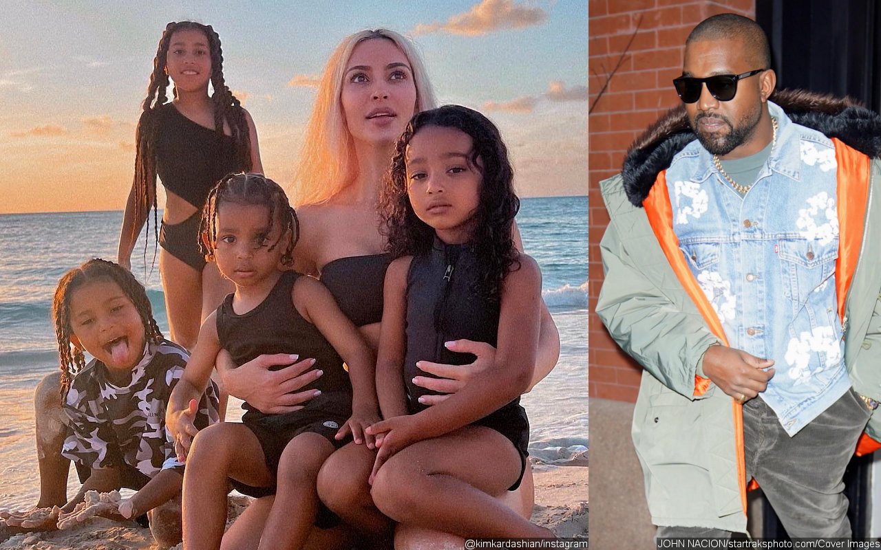 Kim Kardashian Has Their Kids 80 Percent of the Time, Kanye West Says