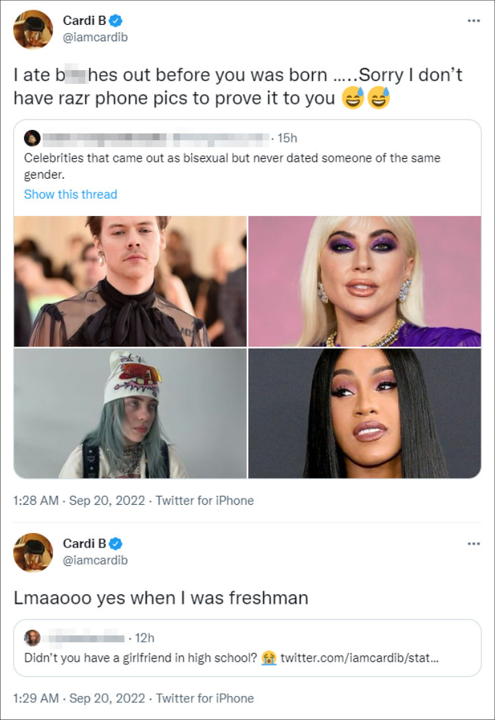 Cardi B's tweets