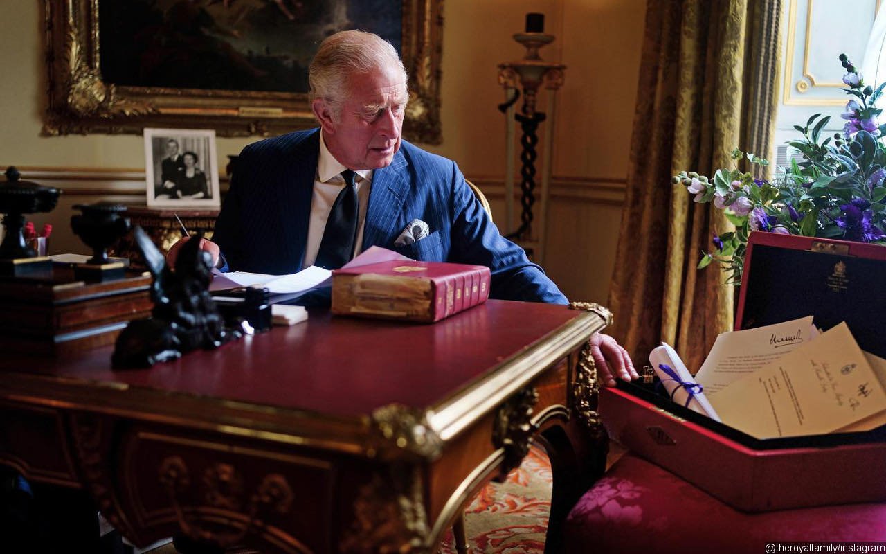 King Charles Photographed With Queen Elizabeth II's Iconic Red Box
