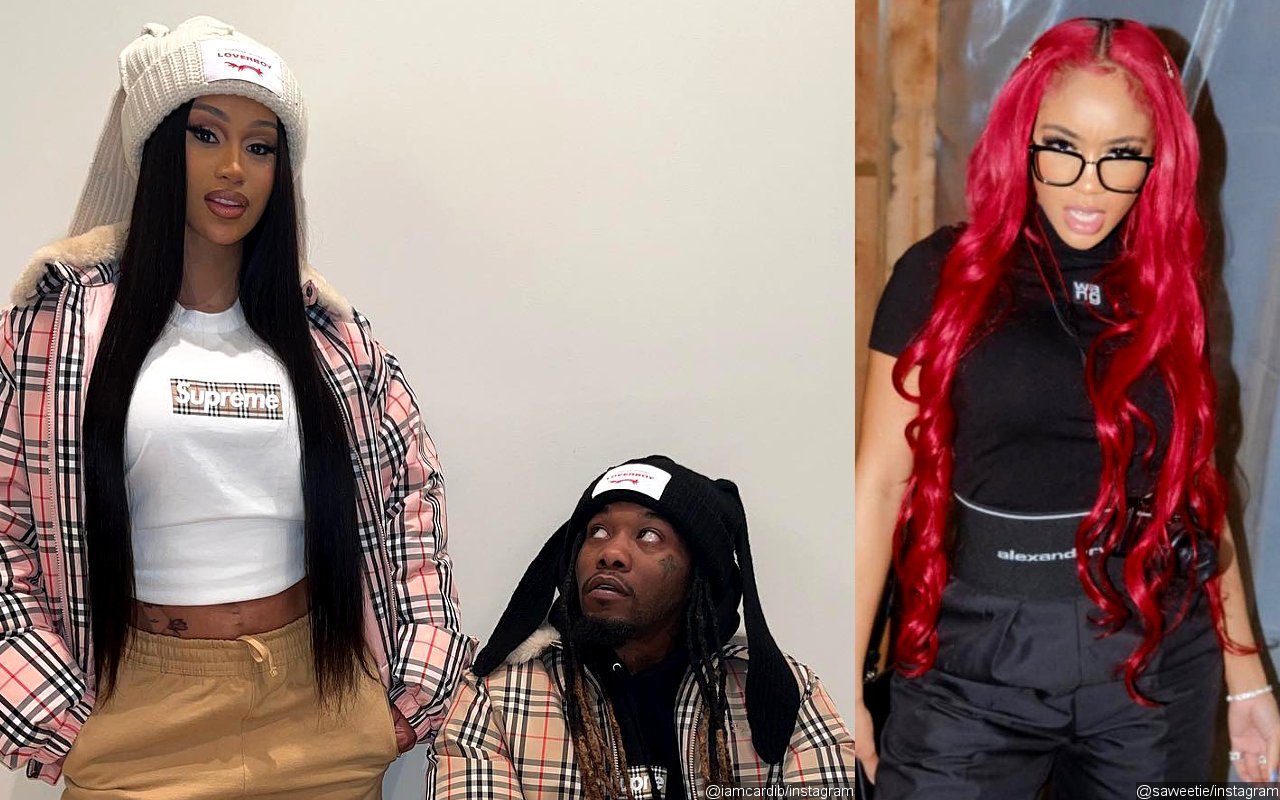 Cardi B Reportedly 'Divorcing' Offset Over Saweetie Cheating Rumors
