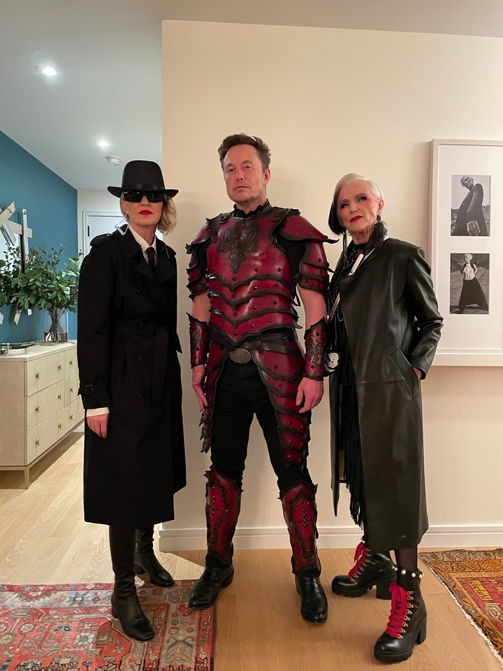 Elon Musk's Halloween costume
